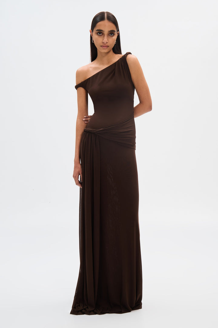 Mesh Maxi Dress - Vivian