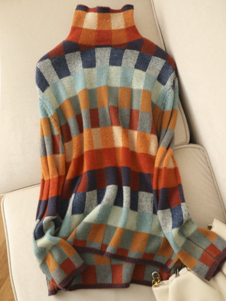 Women's Cozy Knit Colourful Jumper - Jane