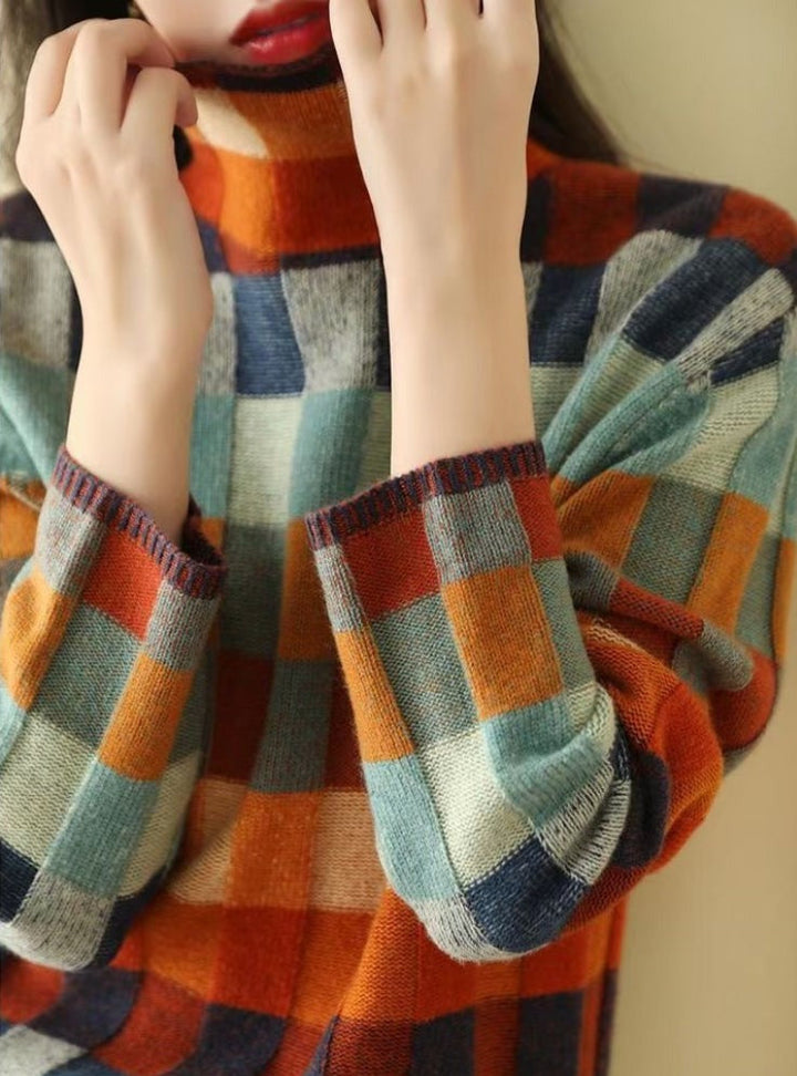 Women's Cozy Knit Colourful Jumper - Jane