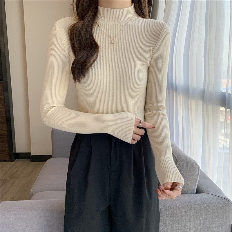 Women’s Slim-Fit Knitted Sweater - Emma