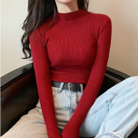 Women’s Slim-Fit Knitted Sweater - Emma