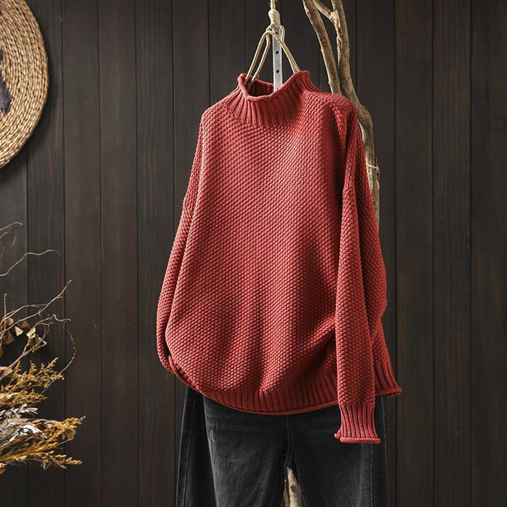 Variant image for Women’s Classic Knitted Sweater Comfortable Fit - Beyna-7