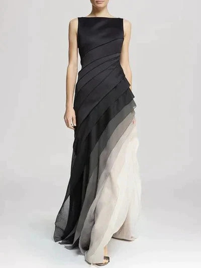 Women’s Sleeveless Striped Maxi Dress - Irmelin