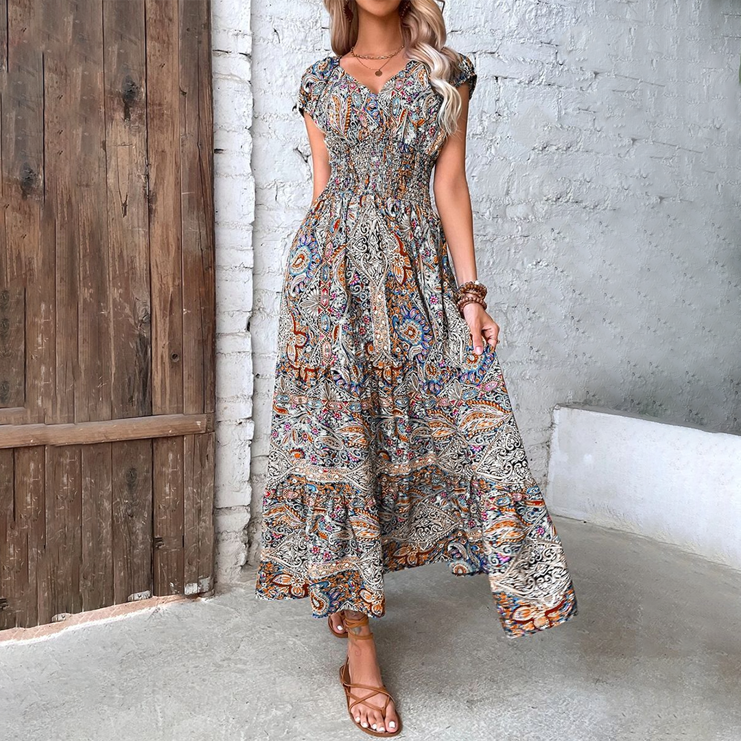  Ladies Boho Maxi Summer Dress - Elvira-4