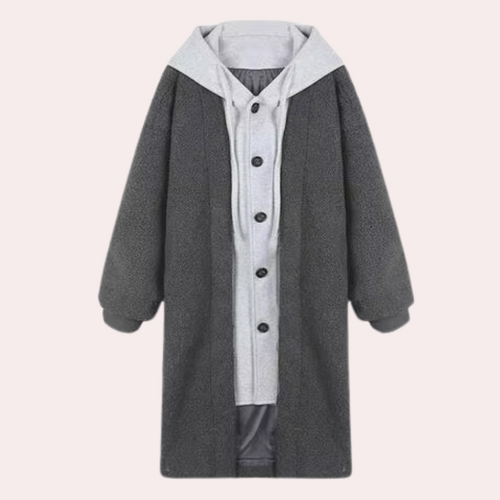 Variant image for Women's Hooded Winter Coat Stylish and Versatile Design - Isla-6