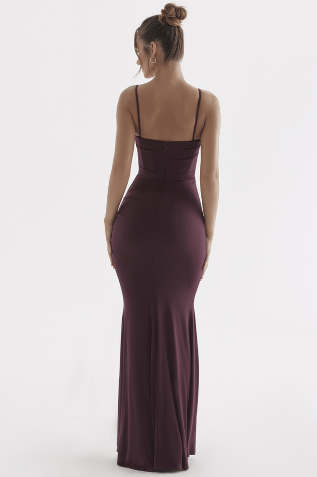 Women’s Elegant Corset Maxi Dress - Clara