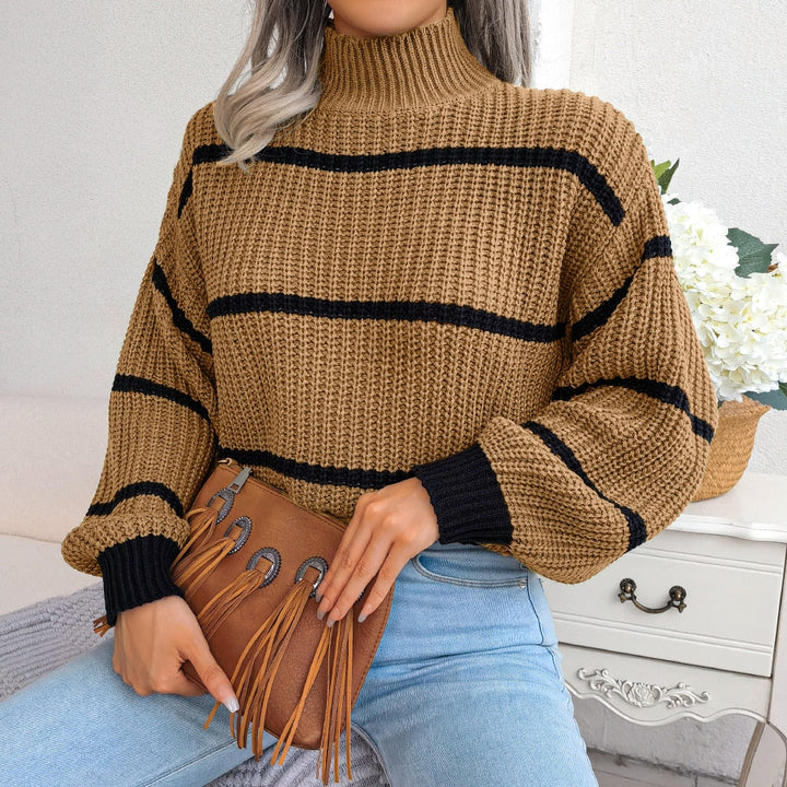 Women’s Cozy Stripe Sweater - Erwina