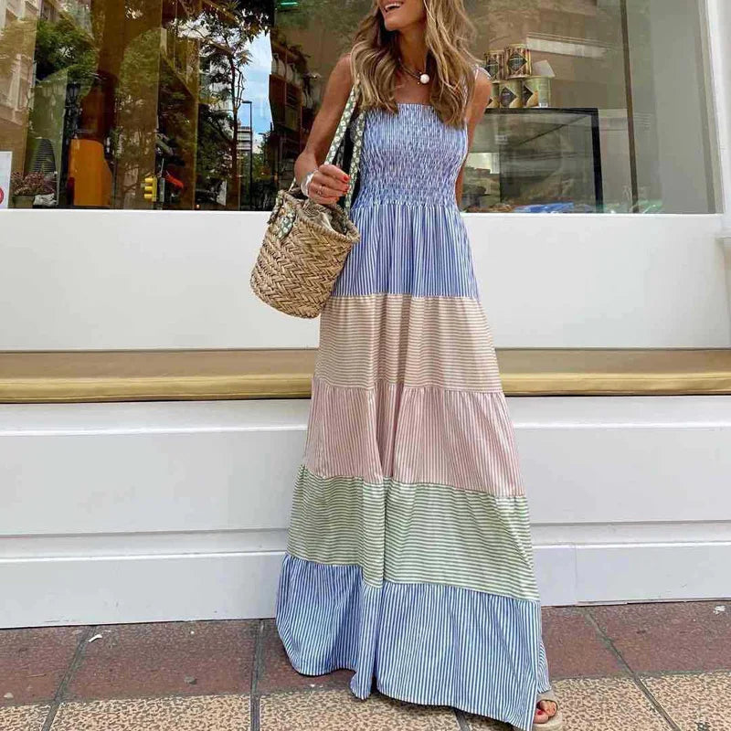 Women's Summer Boho Maxi Dress - Heidi
