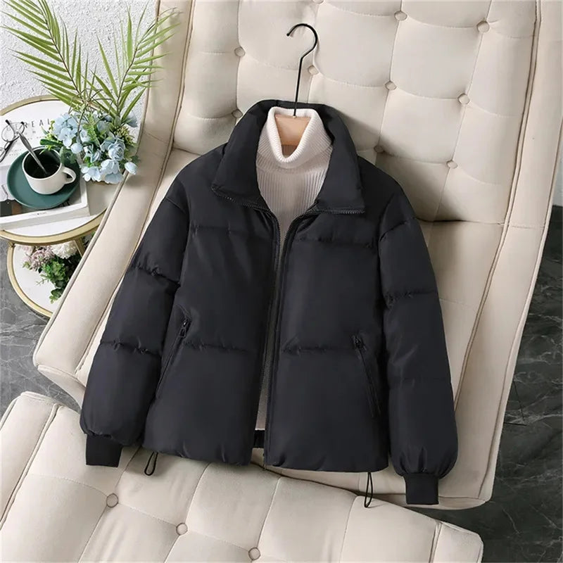 Variant image for Women’s Black Puffer Jacket Stylish Winter Outerwear - Jenessa-21