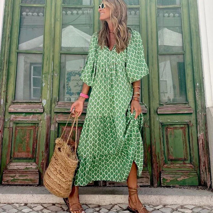 Women’s Boho Summer Maxi Dress - Brooklynn
