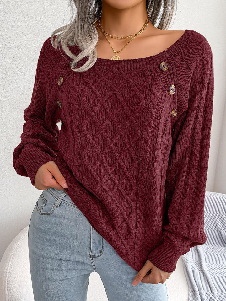 Women’s Cozy Loose Fit Sweater - Sobens