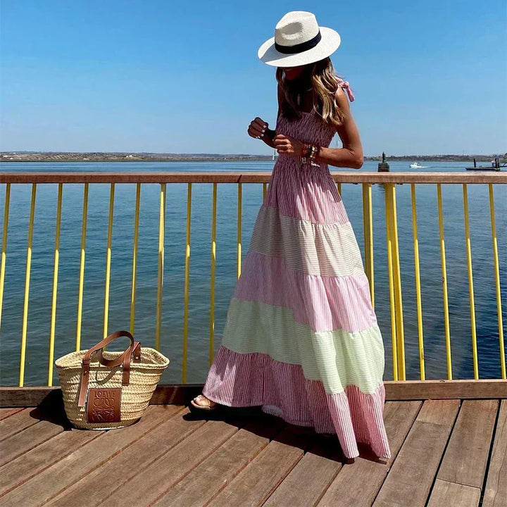 Women's Summer Boho Maxi Dress - Heidi