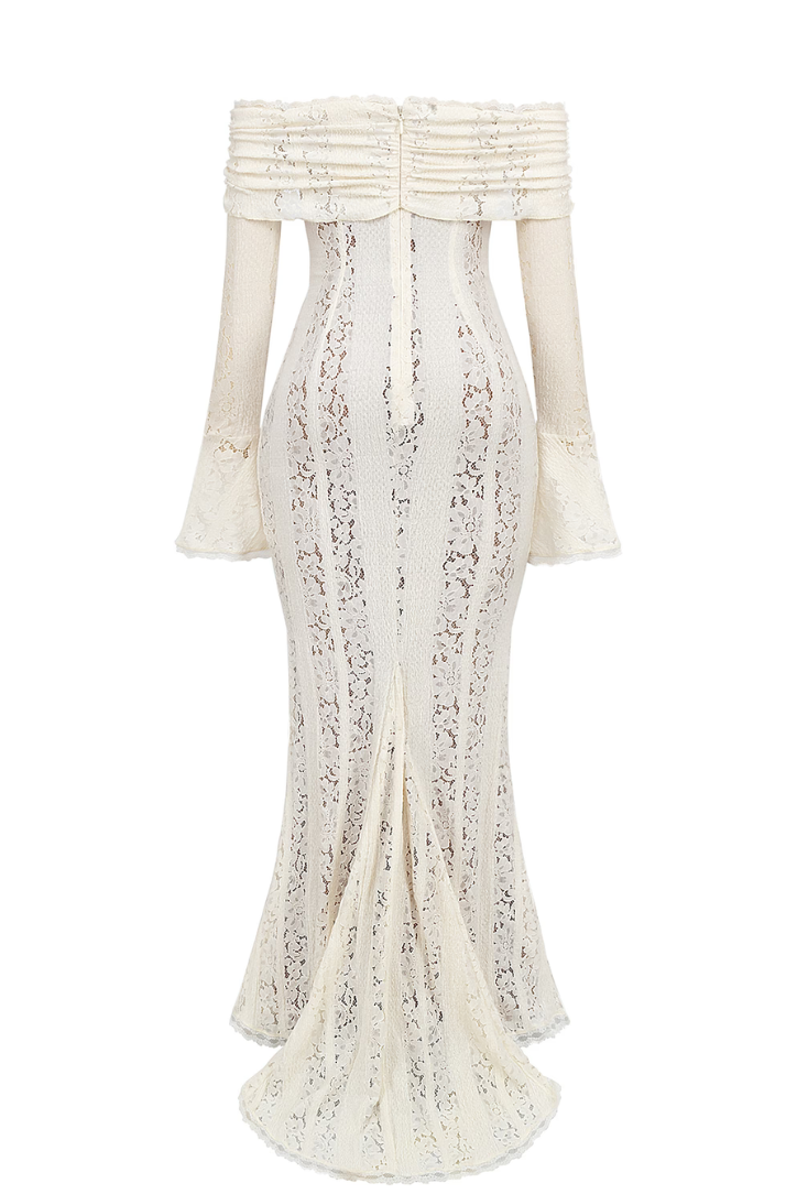 Women’s Romantic Elegant Lace Maxi Dress - Blair