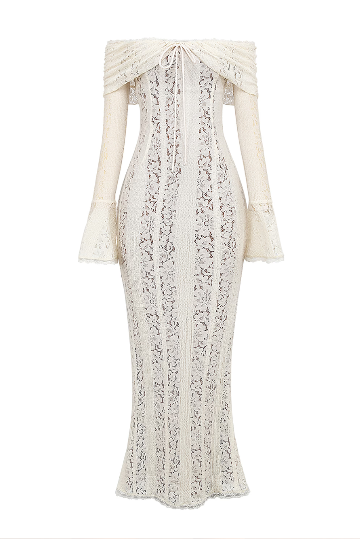 Women’s Romantic Elegant Lace Maxi Dress - Blair