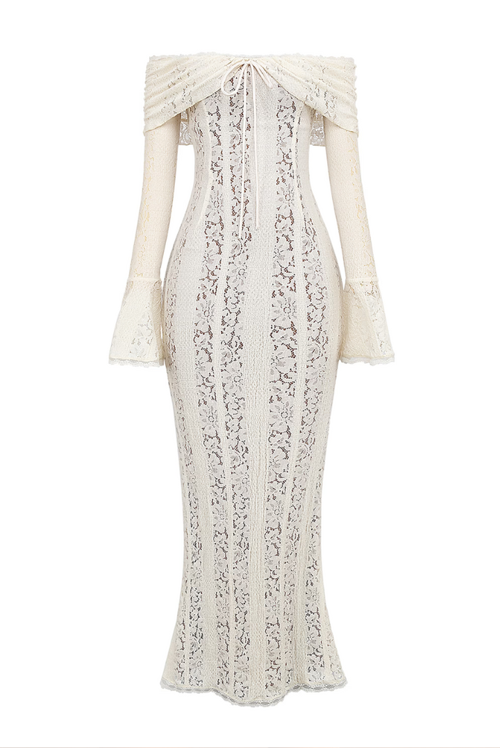 Women’s Romantic Elegant Lace Maxi Dress - Blair