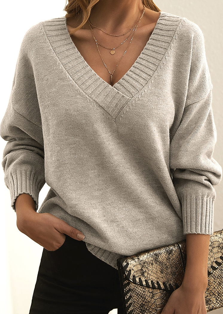 Women’s V-Neck Jumper - Nanna