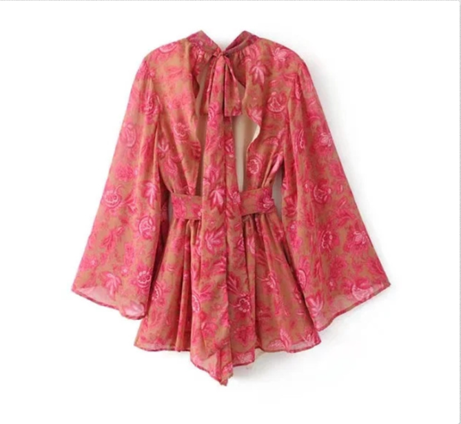 Women’s Elegant Floral Jumpsuit - Priscilla