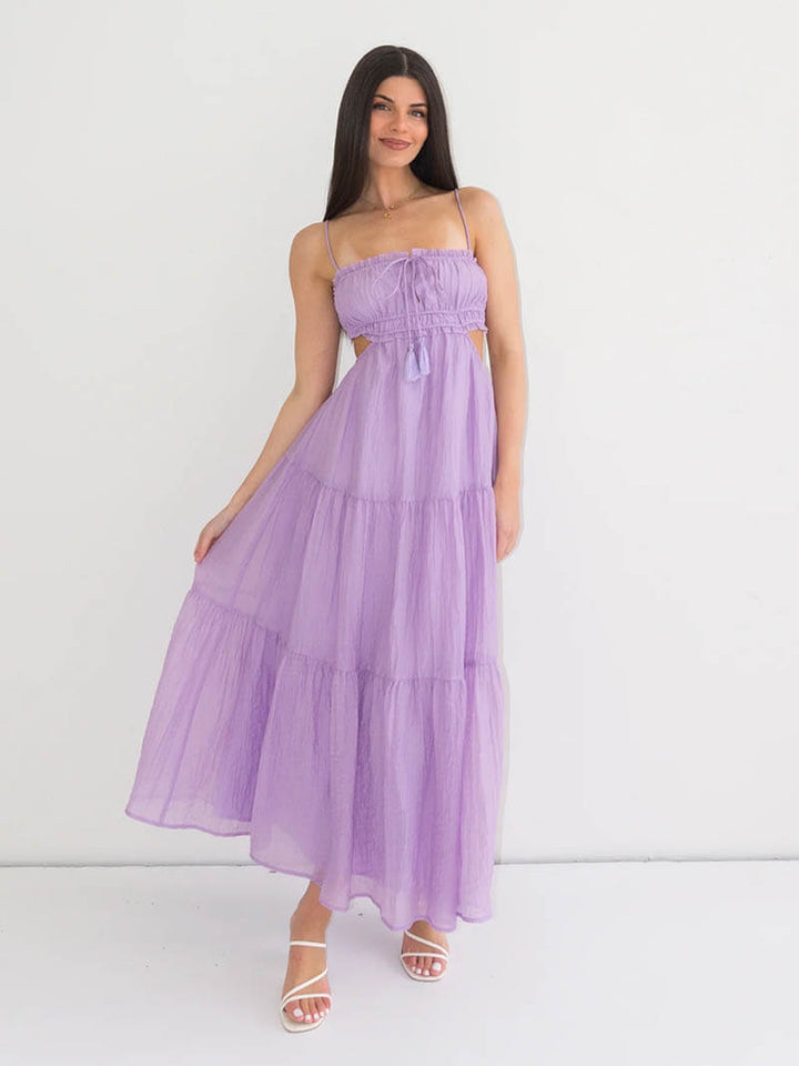 Variant image for Women's Sleeveless A-Line Maxi Dress Elegant Design - Adeline-17