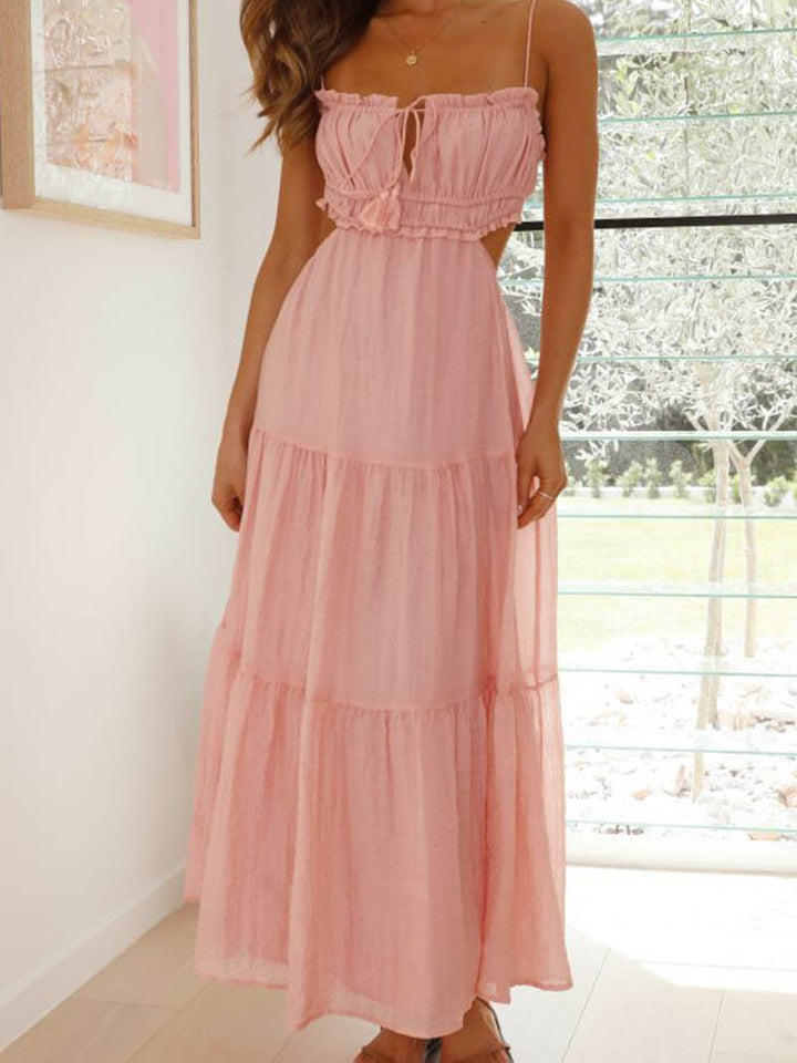 Variant image for Women's Sleeveless A-Line Maxi Dress Elegant Design - Adeline-25