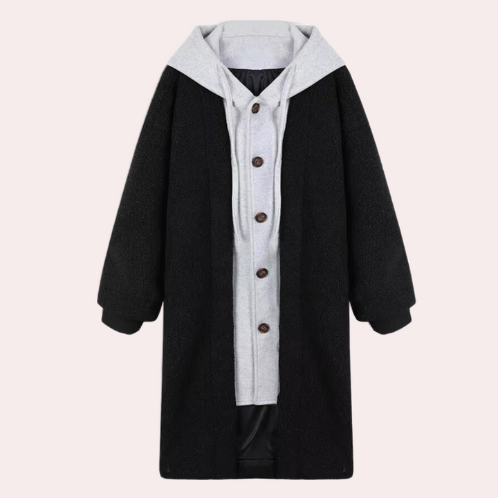 Variant image for Women's Hooded Winter Coat Stylish and Versatile Design - Isla-1