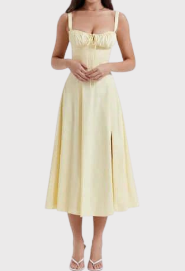 Women Midi Bustier Corset Sun Dress | Willow