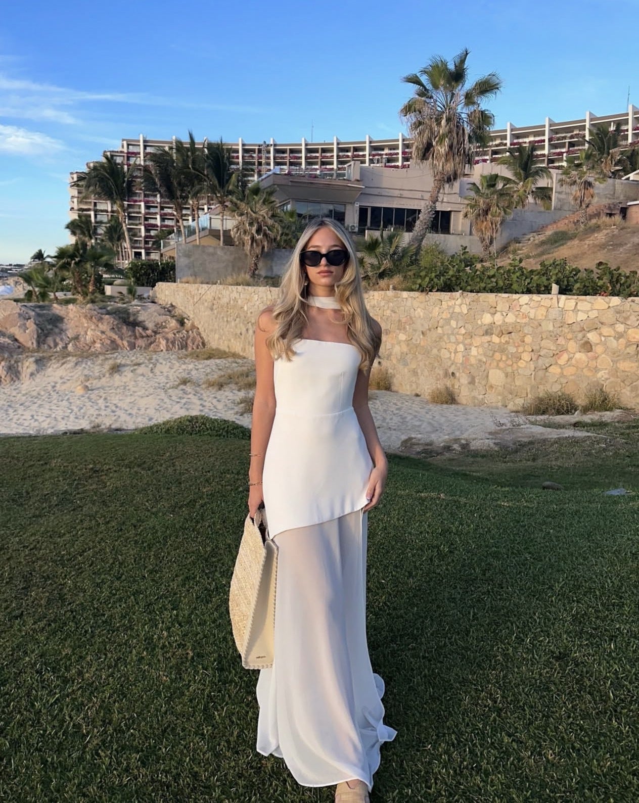 Asymmetrical Maxi Dress - Daphne