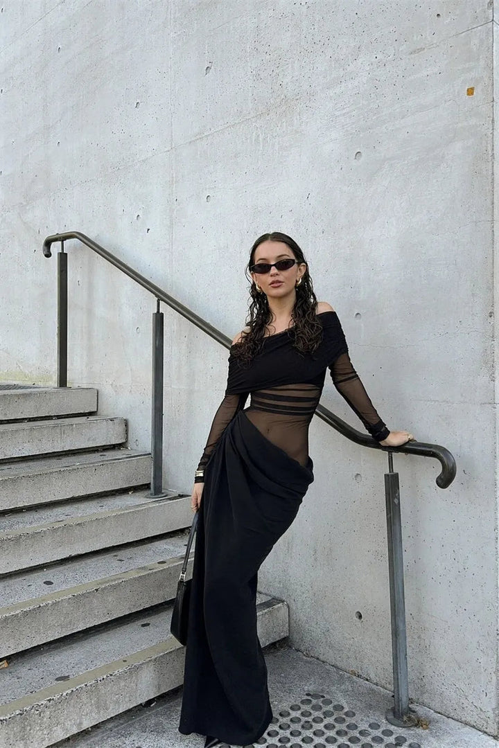 Mesh Maxi Dress - Blair