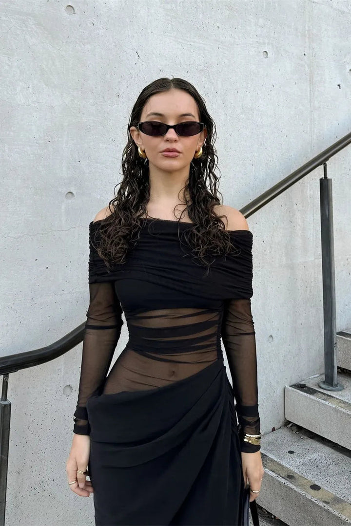 Mesh Maxi Dress - Blair