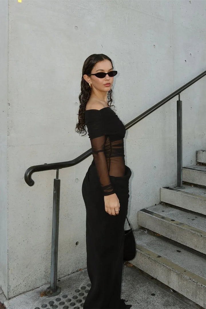 Mesh Maxi Dress - Blair