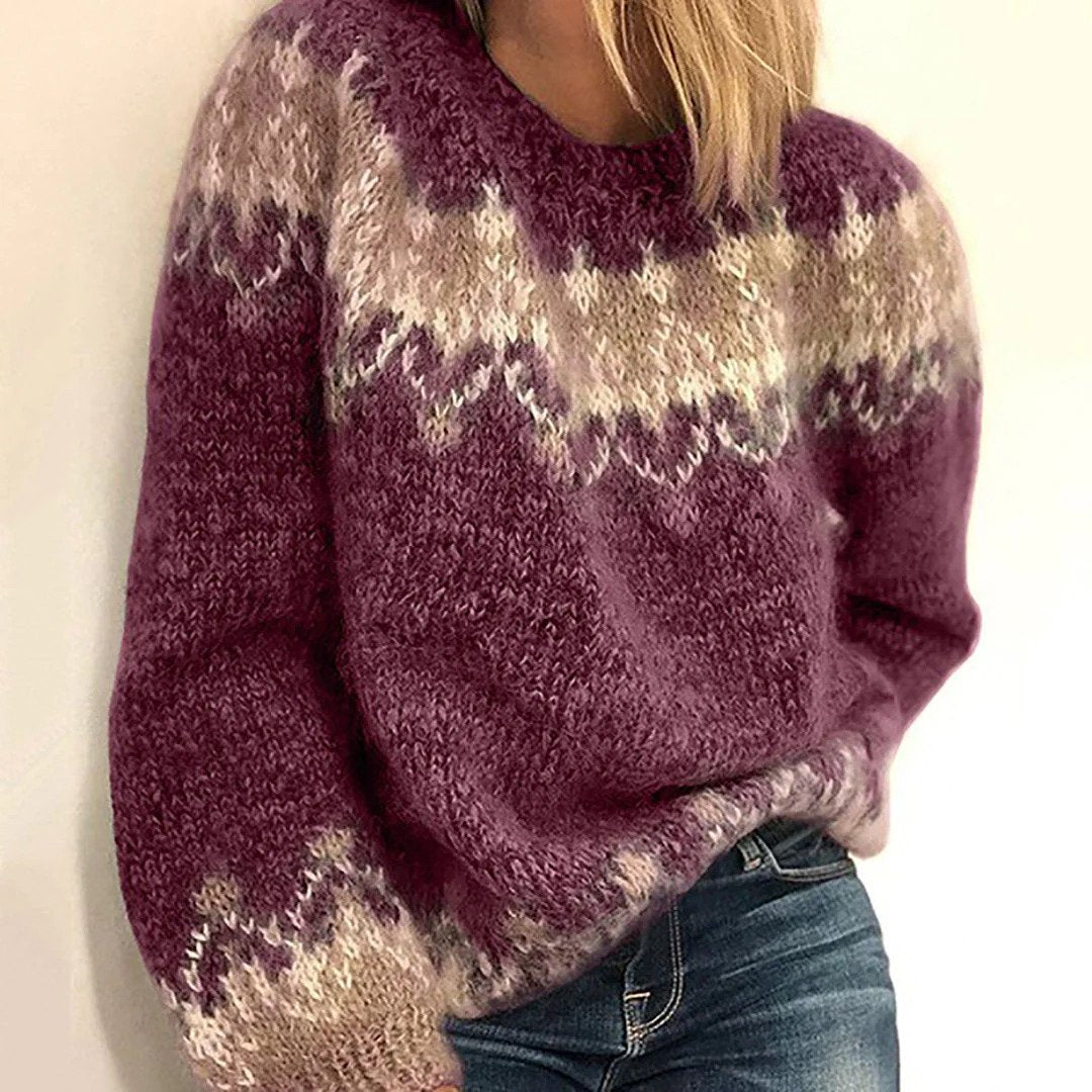 Women’s Oversized Chunky Knit Sweater - Lisa