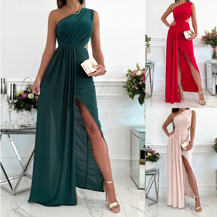 Women's One Shoulder Summer Maxi Dress - Freya