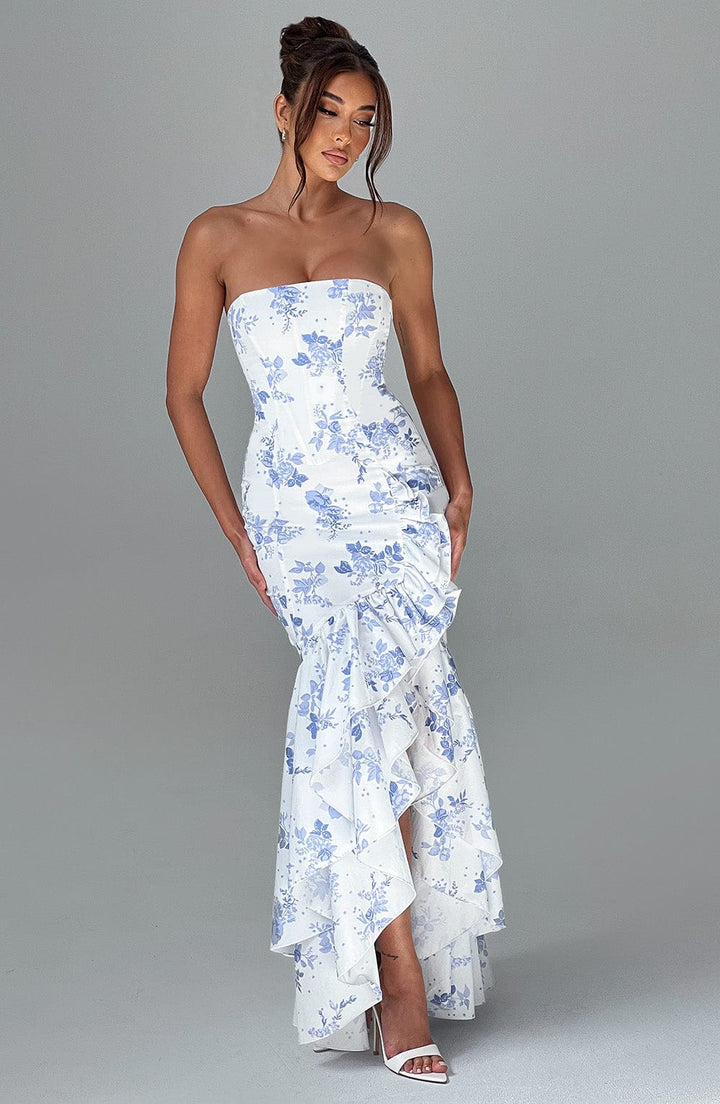 Women's Elegant Maxi Dress - Nina