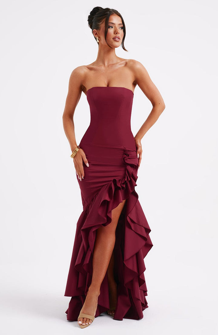 Women's Elegant Maxi Dress - Nina