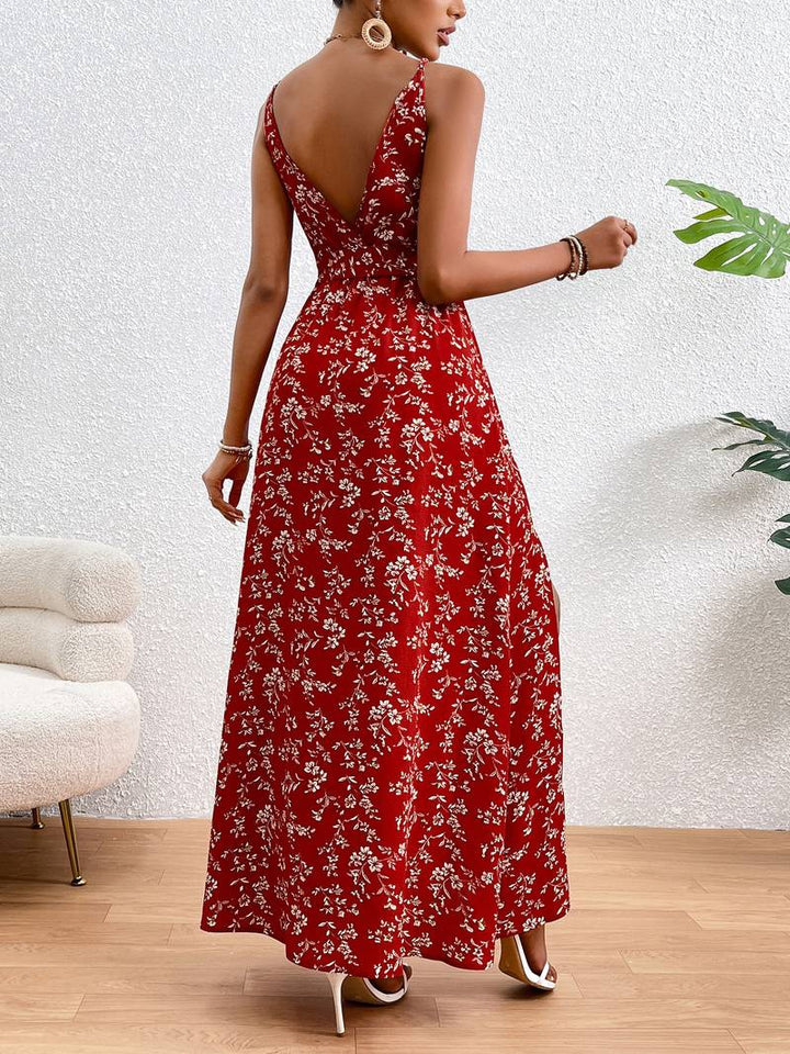 Women's Summer Floral Cami Maxi Dress - Zoey
