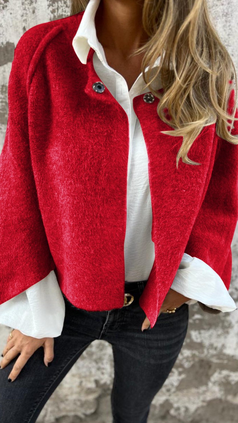 Women’s Elegant Long Sleeve Cardigan - Sophia