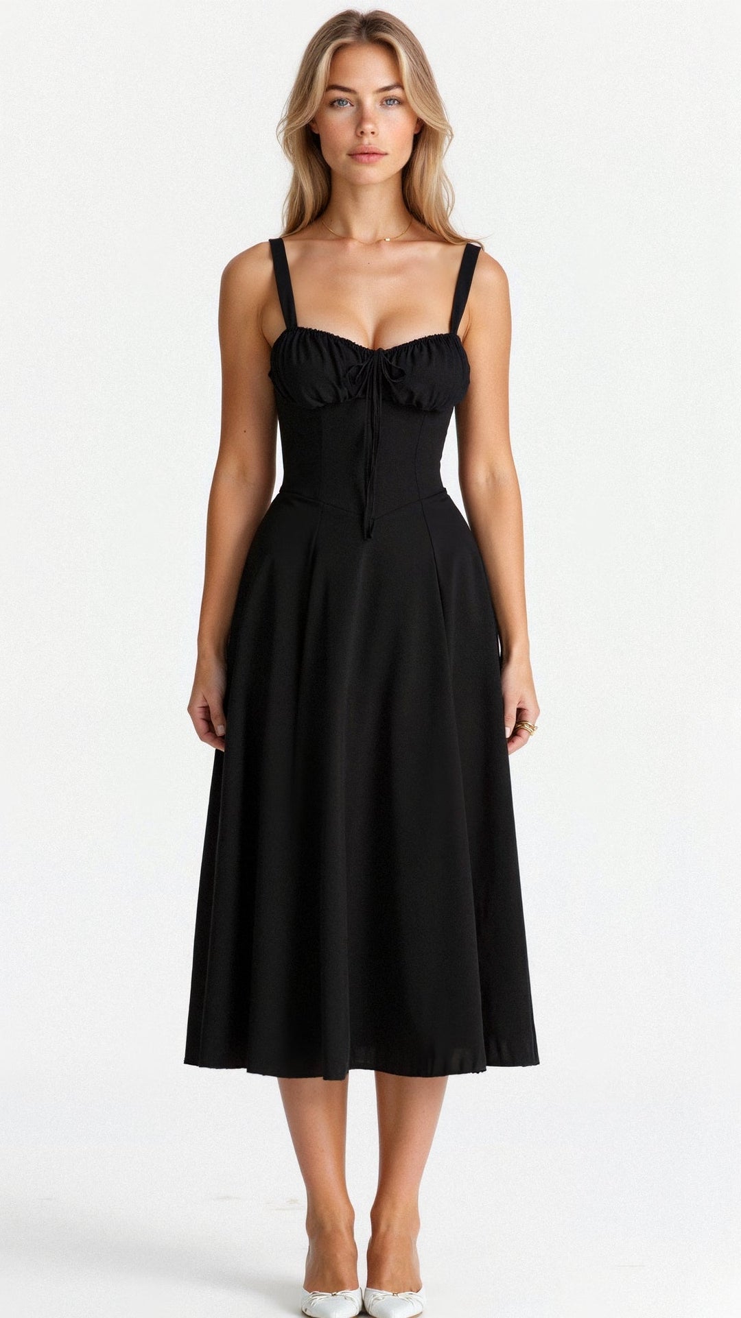 Variant image for Women’s Summer Dress Elegant Bustier Design with Side Slit - Kiana-6