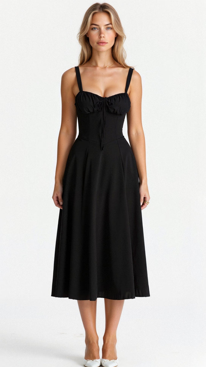 Variant image for Women’s Summer Dress Elegant Bustier Design with Side Slit - Kiana-6