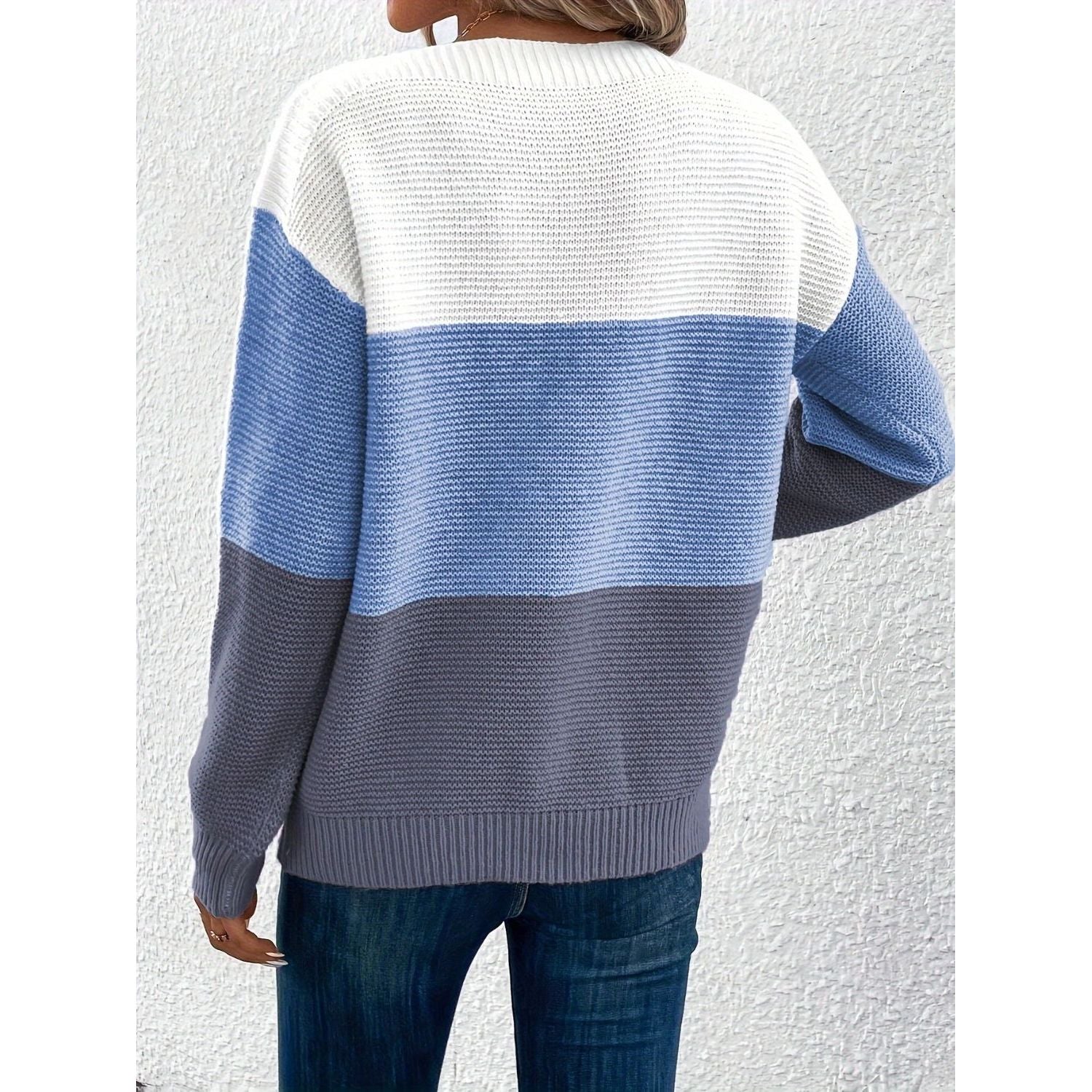 Women’s Comfortable  Boat Neck Sweater - Sigridur