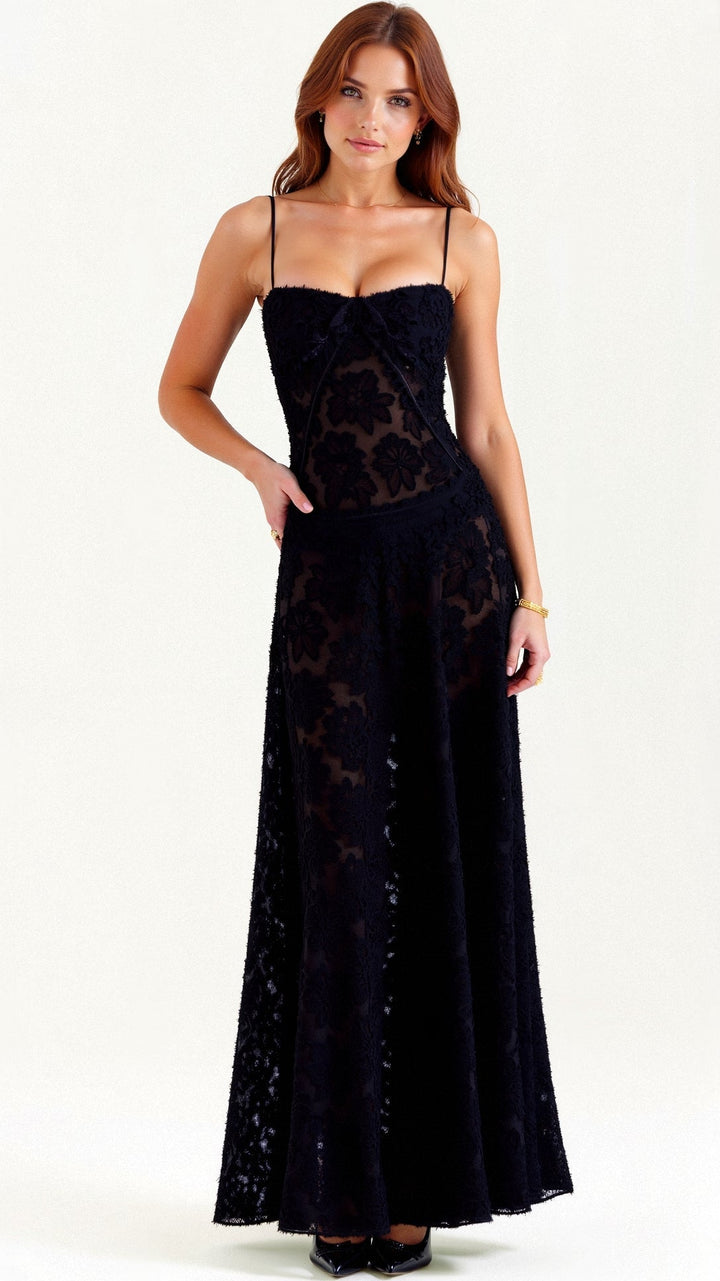 Women’s Elegant Sleeveless Maxi Dress - Hannah