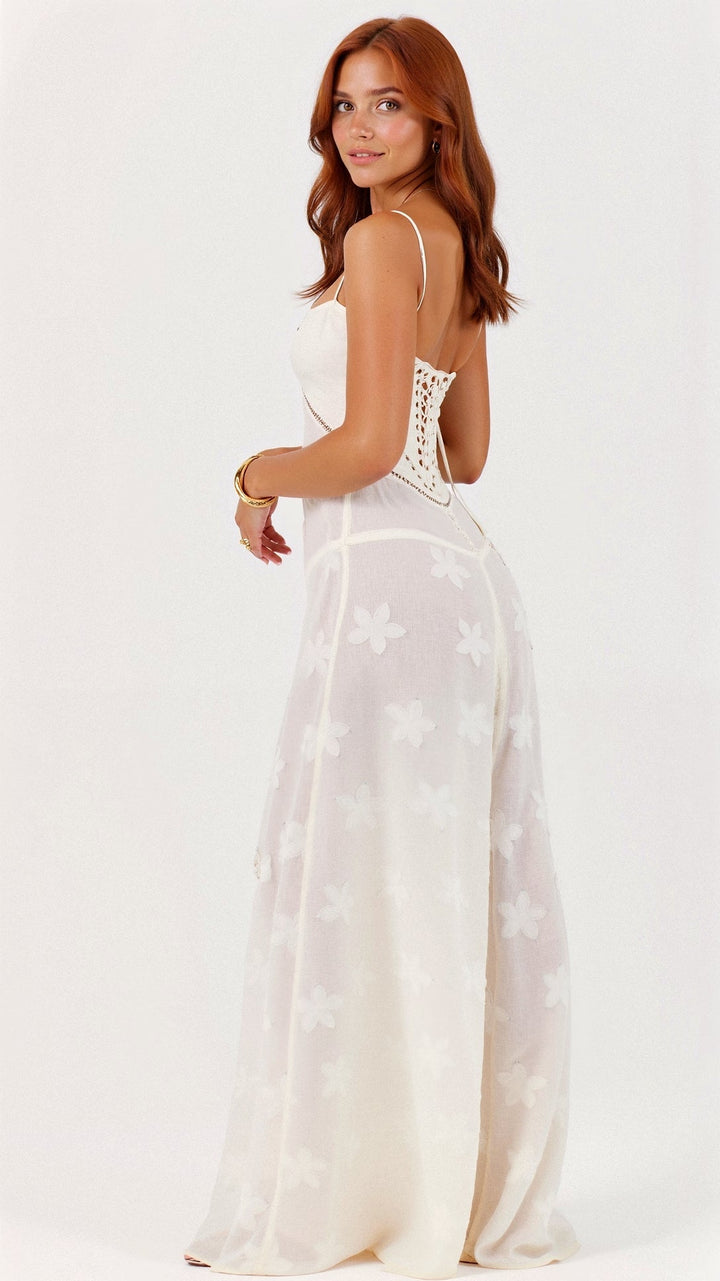 Women’s Elegant Sleeveless Maxi Dress - Hannah