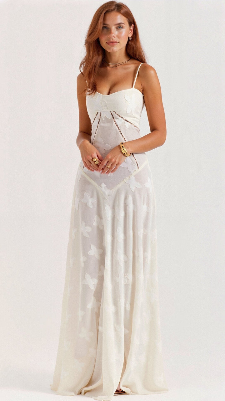 Women’s Elegant Sleeveless Maxi Dress - Hannah