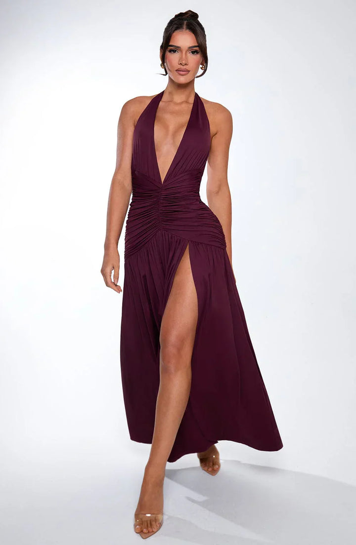 Women's Elegant Maxi Dress - Ada