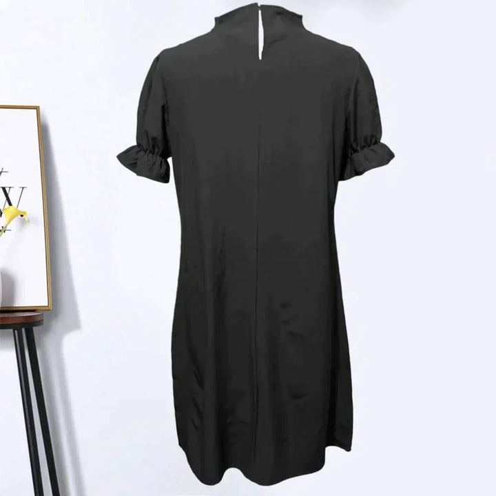 Women’s Puff Sleeve Vintage Mini Dress - Cosima