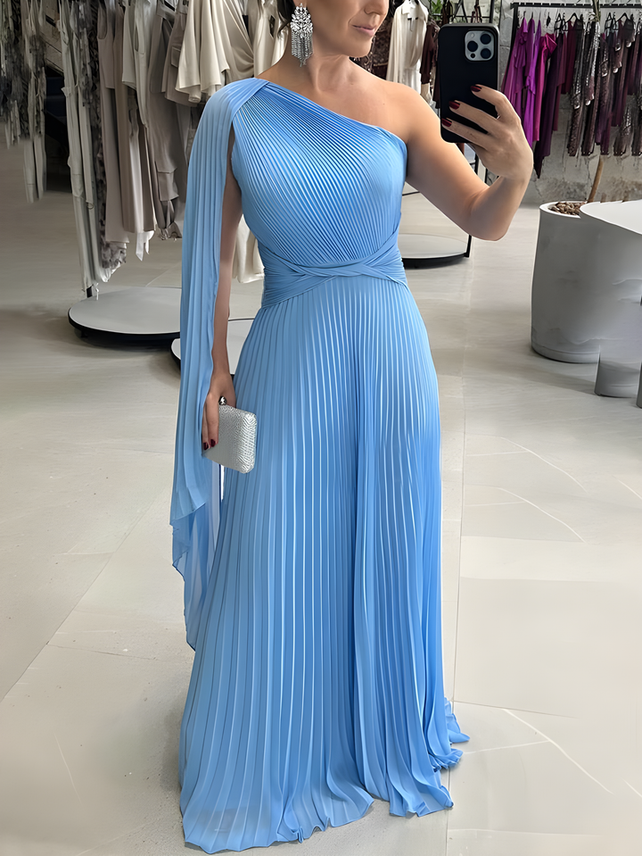Women’s Elegant Off-Shoulder Maxi Dress - Claire
