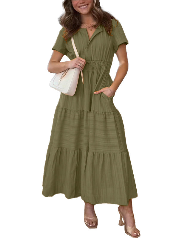 Women's Summer Boho Maxi Dress - Abby