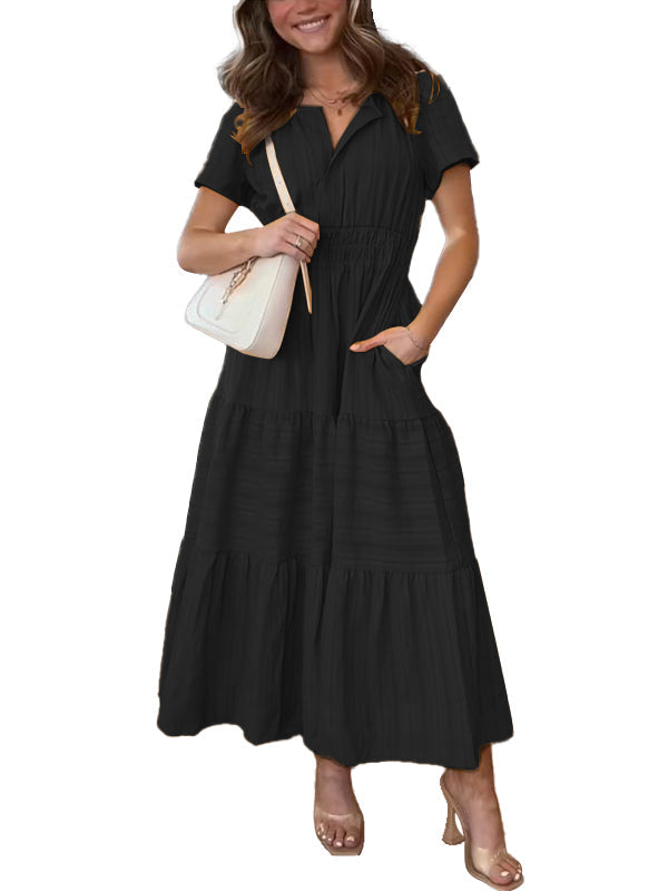 Women's Summer Boho Maxi Dress - Abby