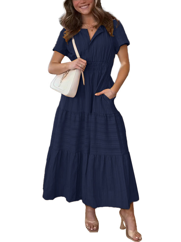 Women's Summer Boho Maxi Dress - Abby