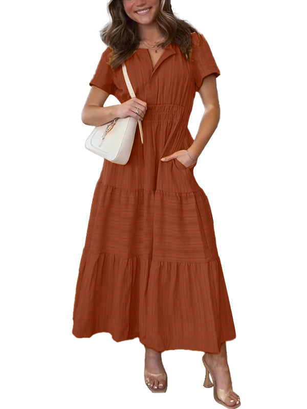 Women's Summer Boho Maxi Dress - Abby