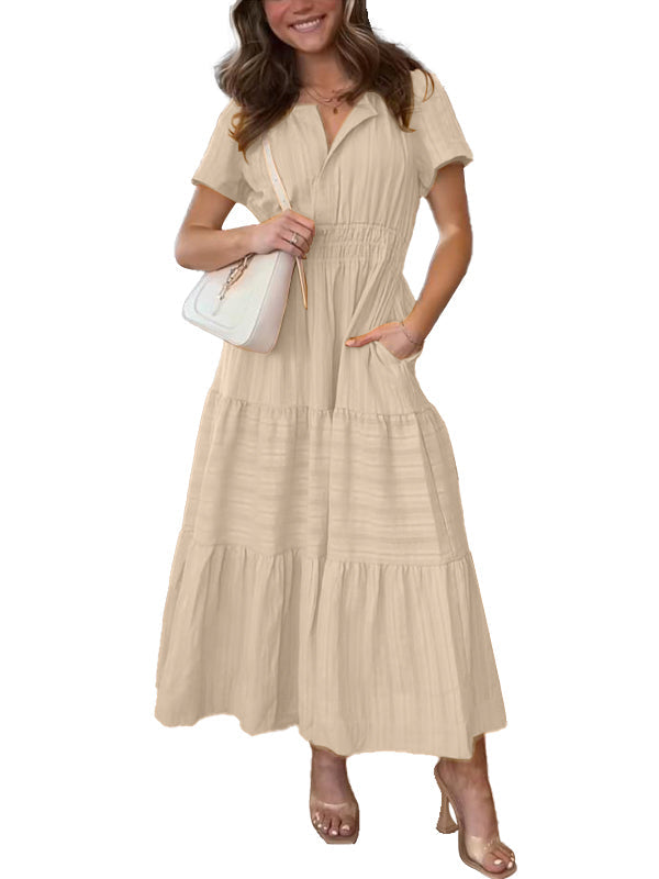 Women's Summer Boho Maxi Dress - Abby